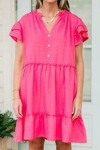 Kleid „Awaiting Adventures“, Fuchsia