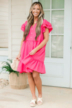 Kleid „Awaiting Adventures“, Fuchsia