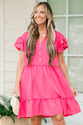Kleid „Awaiting Adventures“, Fuchsia