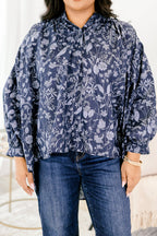 Away From It All Tunic, Blue