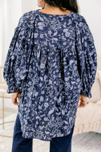 Away From It All Tunic, Blue