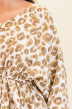 Back On The Grind Top, Leopard