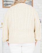 Back Once Again Cardigan, Taupe