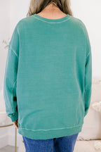 Back To Basics Pullover, Teal