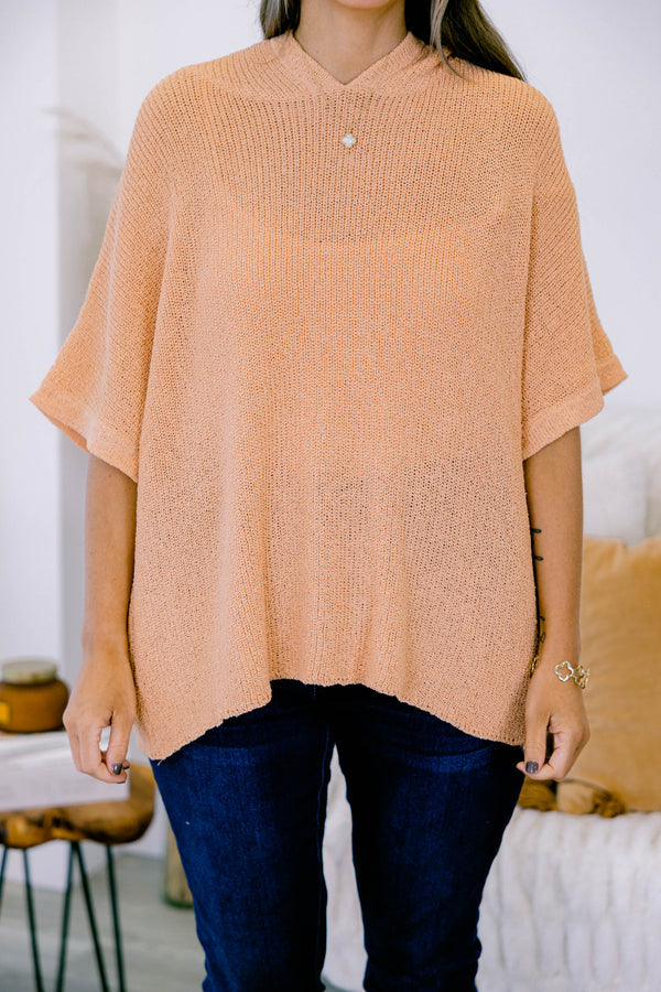 Pullover "Zurück in die Tropen", Papaya