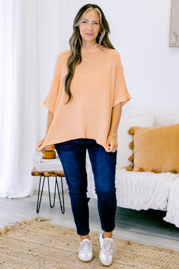 Pullover "Zurück in die Tropen", Papaya