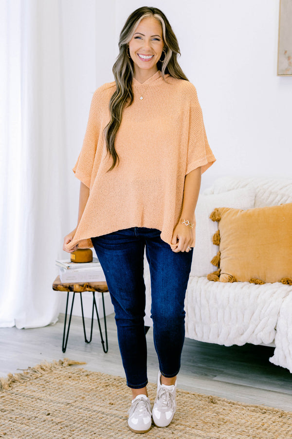 Pullover "Zurück in die Tropen", Papaya