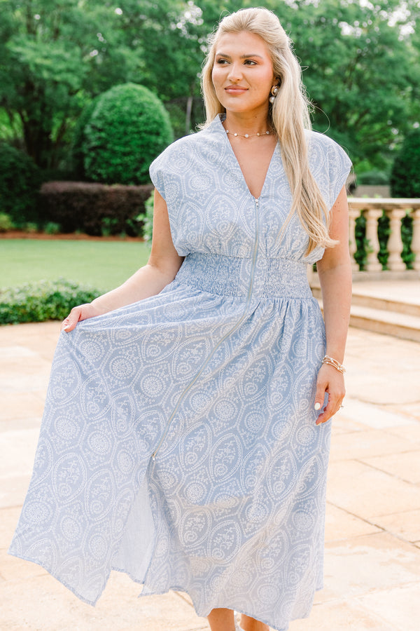 Back & Forth Dress, Light Blue