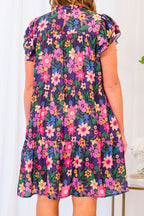 Be Seen Dress, Navy