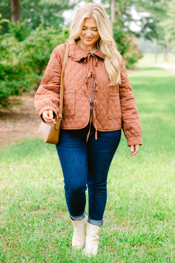 Beautiful Noise Jacket, Brown