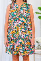 Wunderschönes Skyline-Kleid, Smaragd
