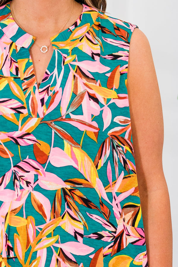Wunderschönes Skyline-Kleid, Smaragd