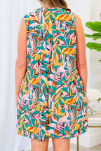 Wunderschönes Skyline-Kleid, Smaragd
