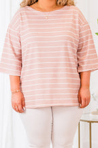 Becoming Whole Top, Dark Mauve