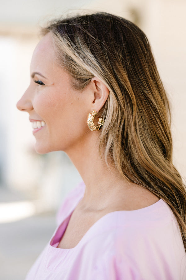 Before It's Over Earrings, Gold