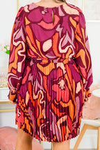Believe It Dress, Magenta Multi