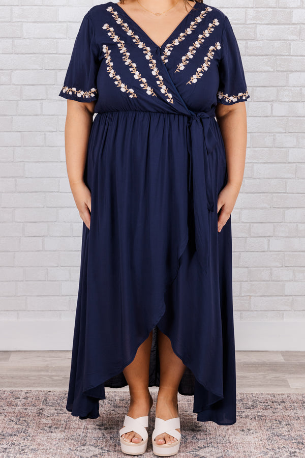 Best Born To Be Free Dress, Navy