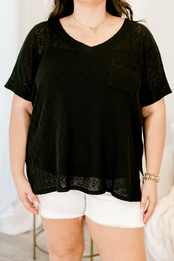 Best Of Days Top, Black