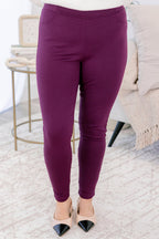 Jenseits der einfachen Hose, Aubergine