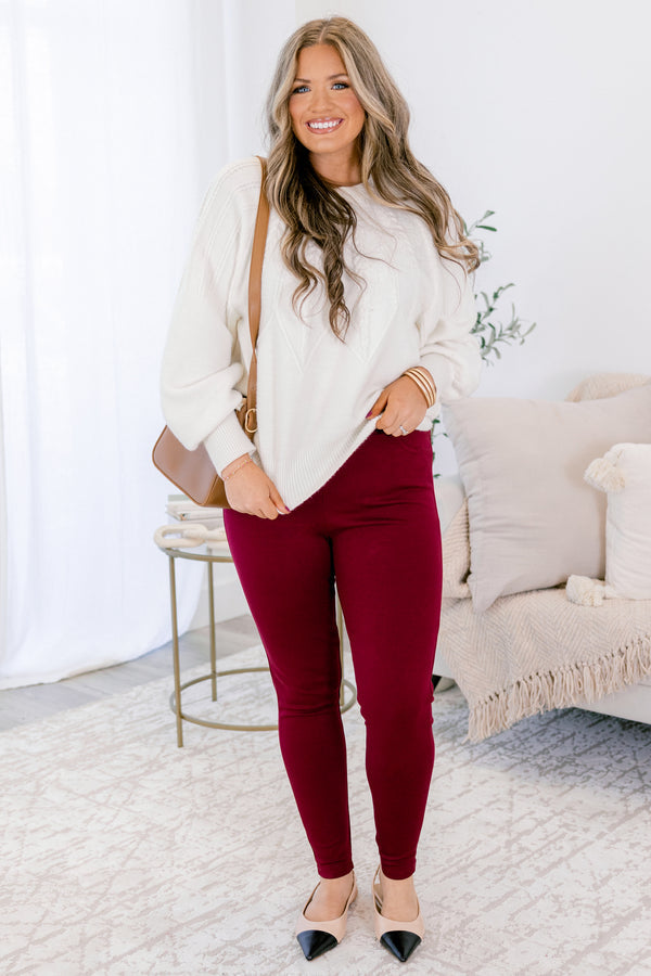 Beyond Basic Pants, Rouge