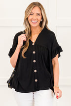 Bittersweet Beginnings Top, Black
