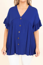 Bittersweet Beginnings Top, Royal Blue