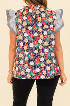 Bleeding Hearts Top, Black