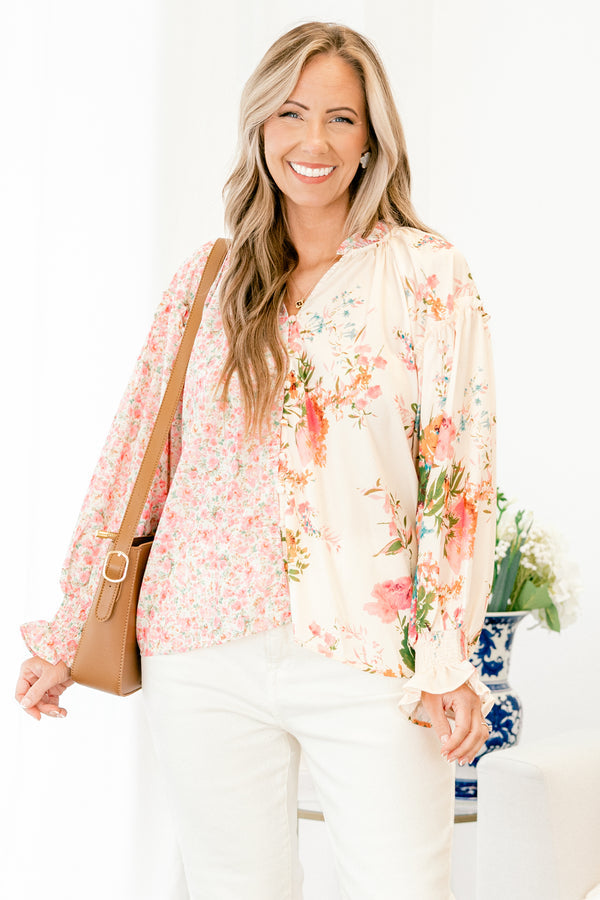 Blissful Song Top, Pink