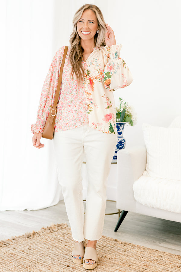 Blissful Song Top, Pink