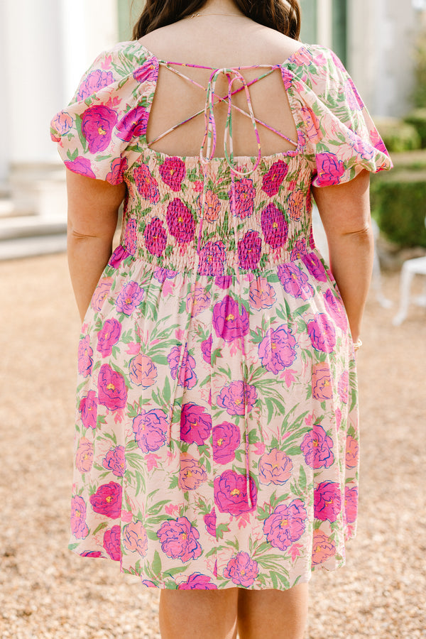 Blühendes Gefühlskleid, Rosa
