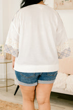 Boho Dreamer Top, White Combo