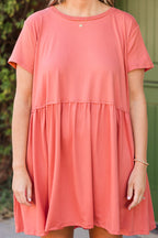 Bold Spirit Dress, Marsala