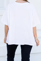 Bowtastic Love Top, White