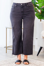 Boy Is Mine Jeans, Washed Black