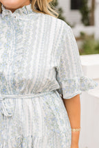 Breezy Beauty Dress, Blue Floral