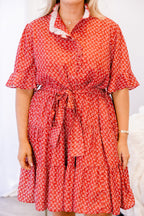 Breezy Beauty Dress, Red