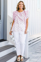Bright Side Top, Pink