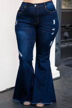 Bright Smile Jeans, dunkle Waschung
