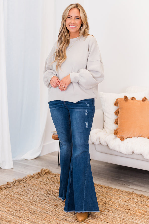 Bright Smile Jeans, mittlere Waschung