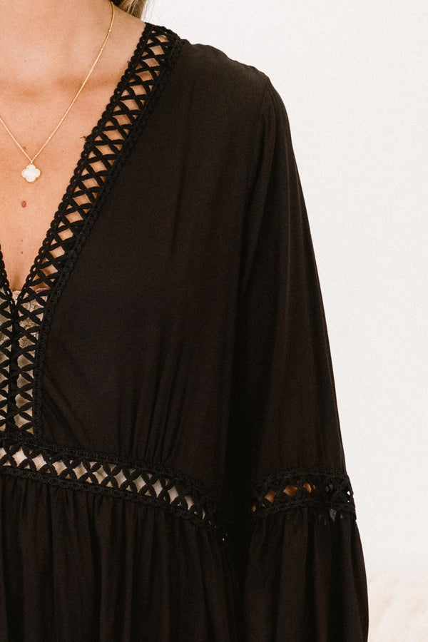 Brighten My Day Dress, Black