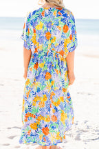 Building Sand Castles Kimono, Royal Multi