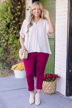 Business Lady Pants, Magenta