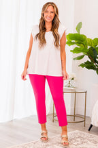 Business Lady Pants, Hot Pink