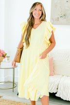 Busy Lizzy Kleid, Zitrone