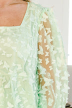 Butterfly Catch Top, Sage