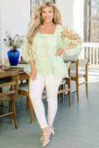 Butterfly Catch Top, Sage