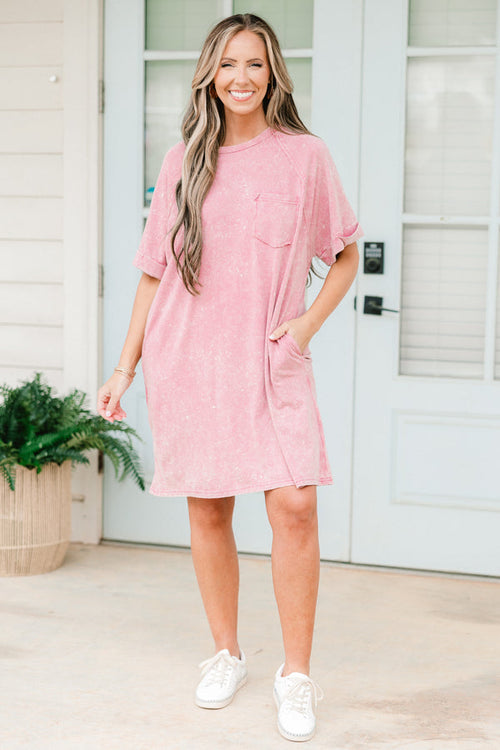 Bye Bye Birdie Kleid, Mauve