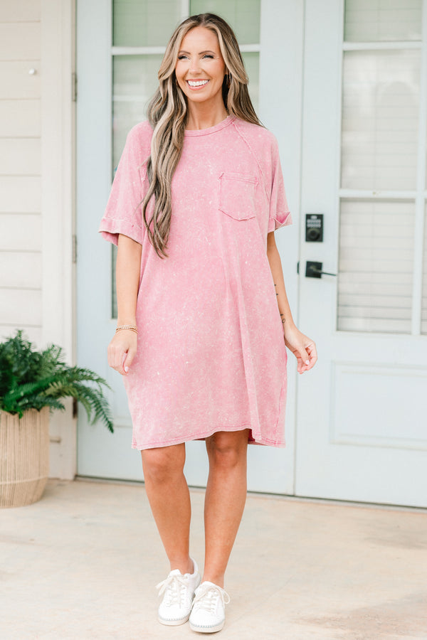 Bye Bye Birdie Dress, Mauve