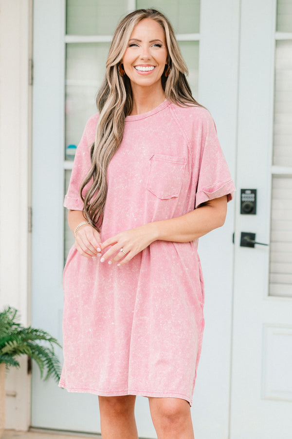 Bye Bye Birdie Dress, Mauve