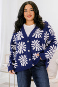 Call On Me Cardigan, Navy
